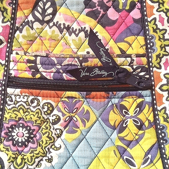 Vera Bradley quilted cross body purse - Picture 5 of 7